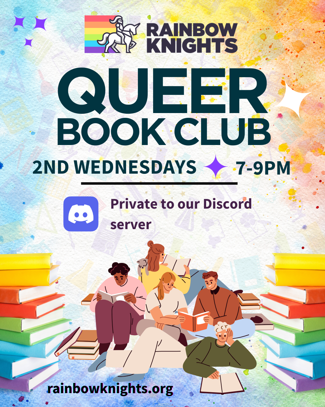 Rainbow Knights Queer Book Club