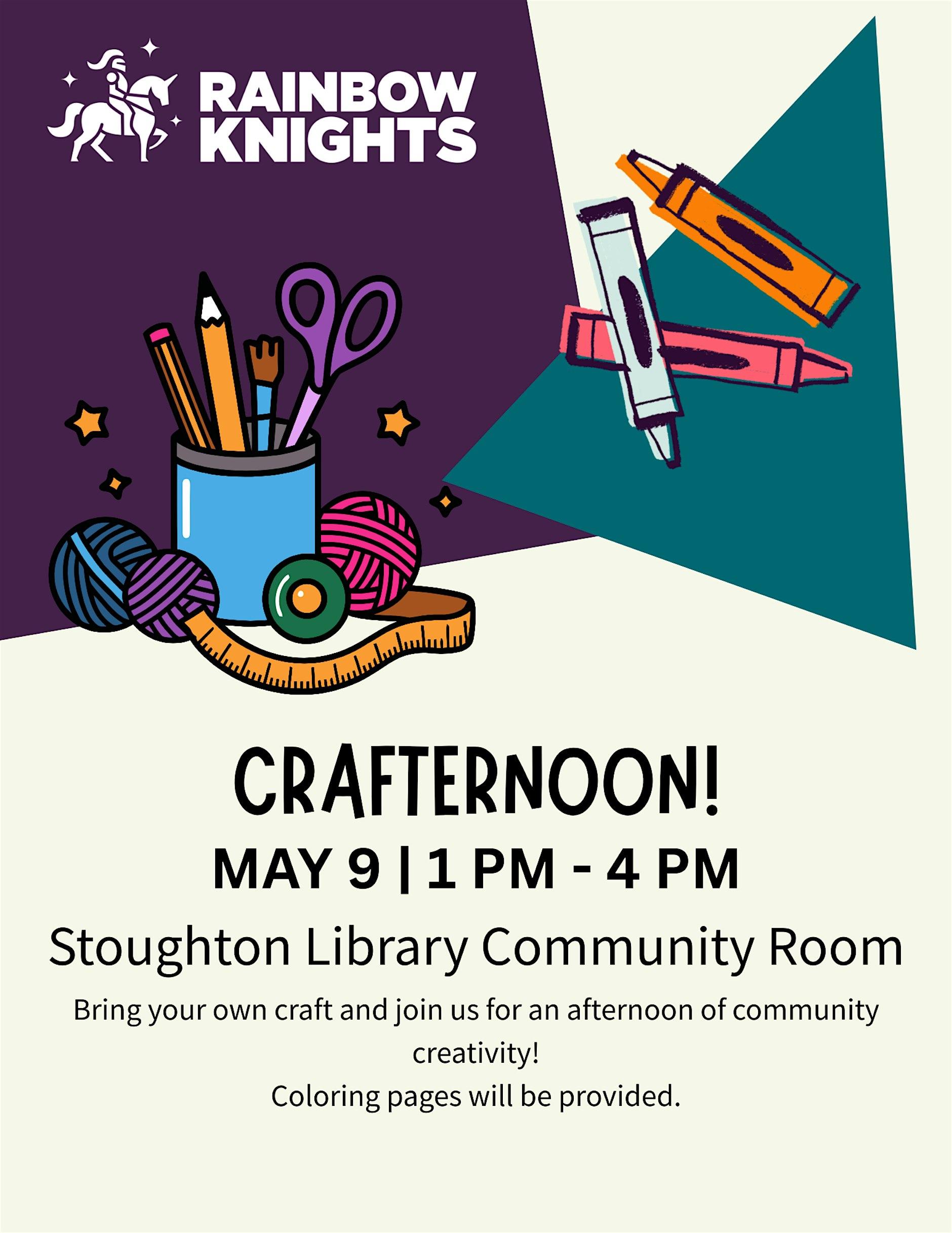 Crafternoon event graphic