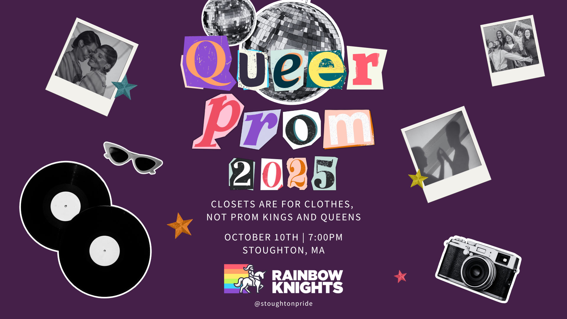 Queer Prom 2025 poster