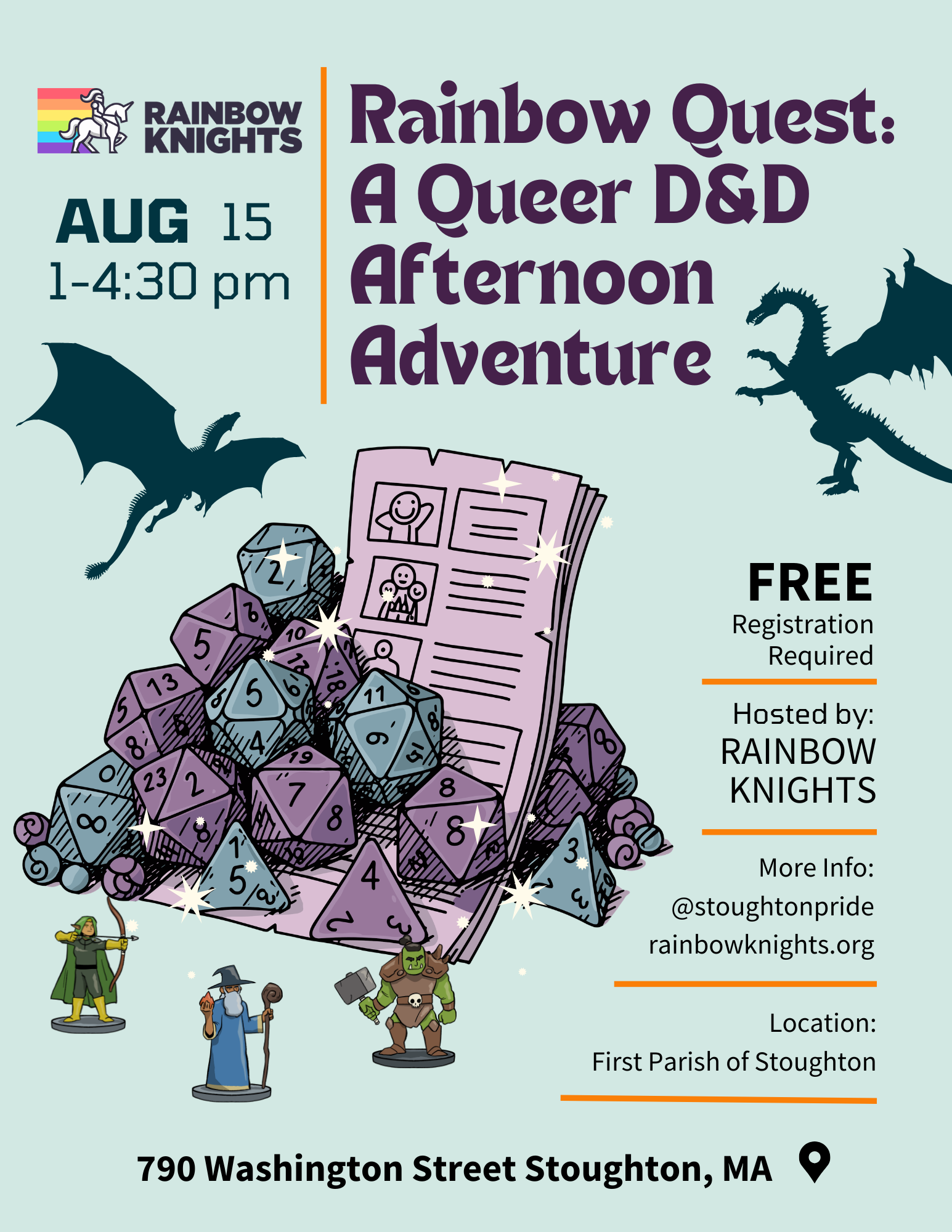 Rainbow Quest: A Queer D&D Adventure event graphic